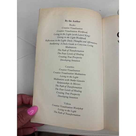 Creative Visualization By Shakti Gawain 25th Anniversary Edition Paperback - Picture 5 of 12